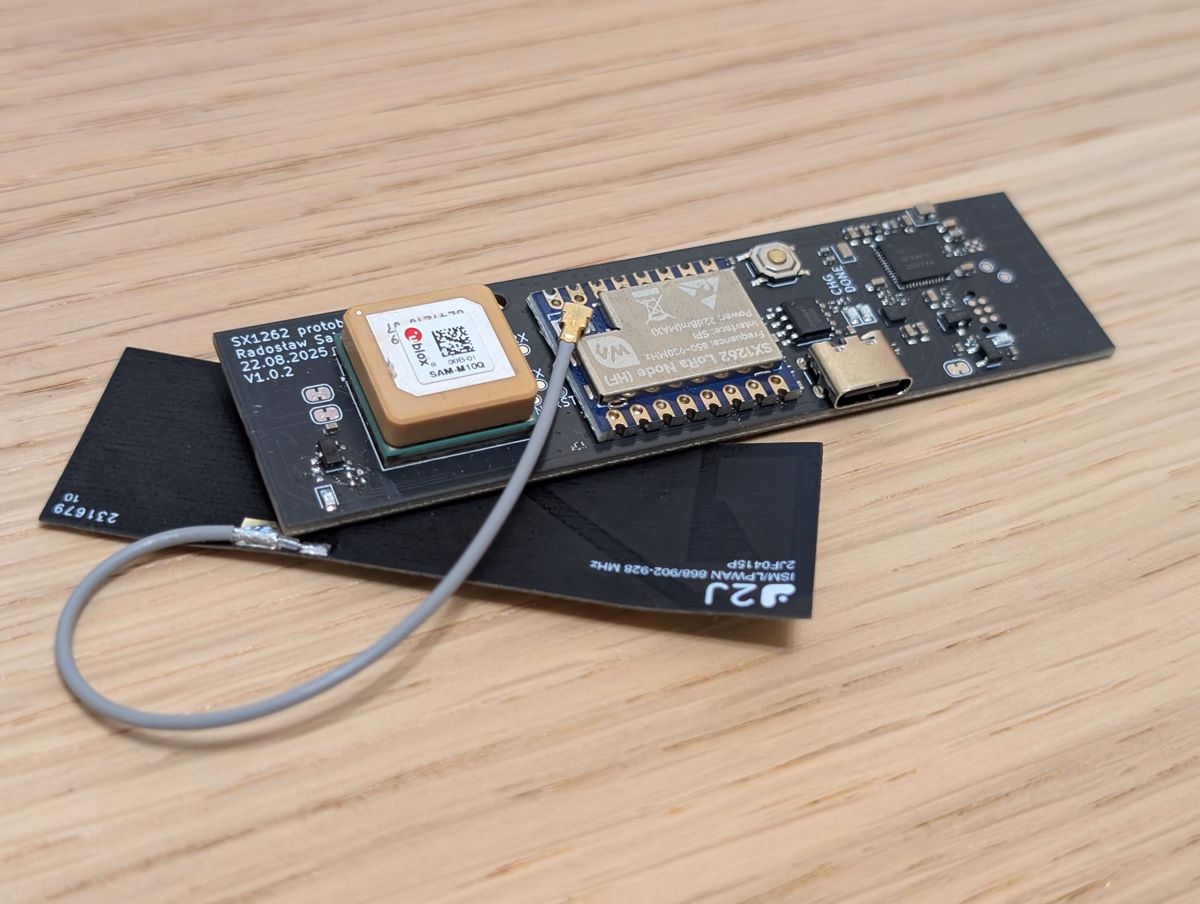 Prototyp urządzenia z BLE oraz LORA, zdjęcie 1